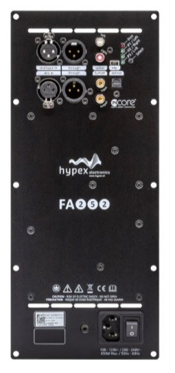 HYPEX DSP ACTIVE CROSSOVER, SKRETNICA SA POJAČALOM SNAGE FA252 2x250W