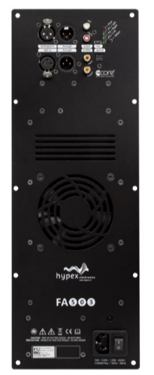 HYPEX DSP ACTIVE CROSSOVER, SKRETNICA SA POJAČALOM SNAGE FA502 2x500W