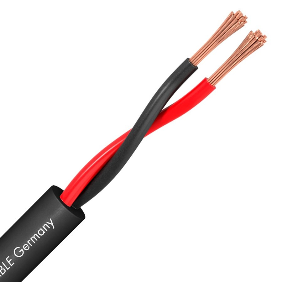 SOMMERCABLE MERIDIAN SP225 SPEAKER CABLE OFC COPPER FRNC 2X2,5MM2 O 8MM - cijena za 1m