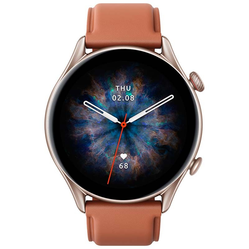 SMARTWATCH AMAZFIT GTR 3 PRO GPS BROWN LEATHER