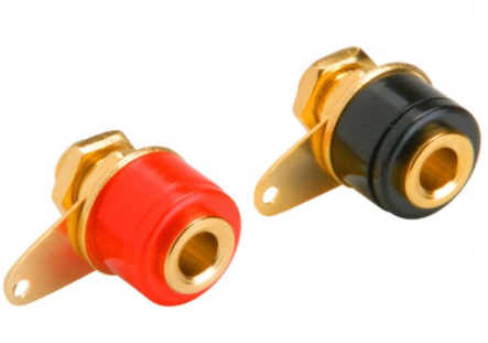 DAYTON AUDIO FEMALE BANANA UTIČNICA GOLD PLATED (PAR)