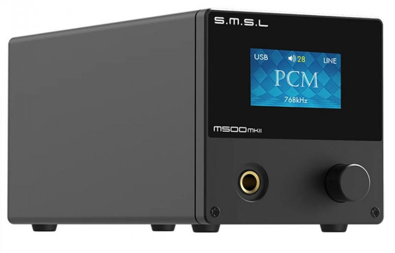 SMSL M500 MKII DAC HEADPHONE AMPLIFIER ES9038PRO XMOS