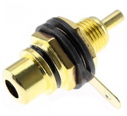 RCA PLUG GOLD PLATED 5.0mm CC-222B