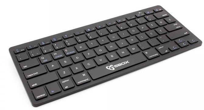 SBOX BEŽIČNA TIPKOVNICA BT-05 (US TIPKE)