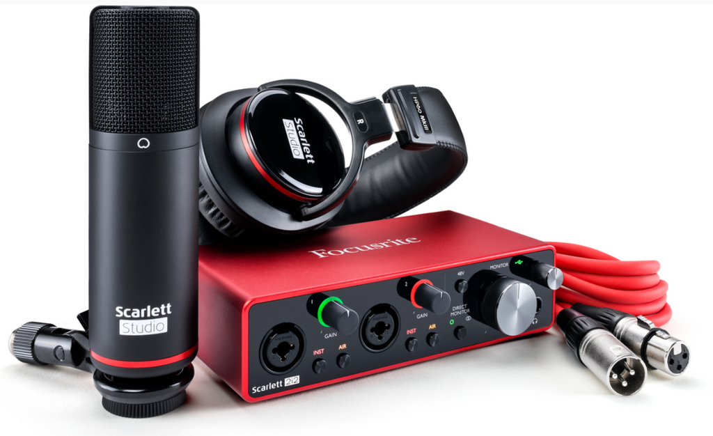 FOCUSRITE SCARLETT 2I2 STUDIO (3. GENERATION) KOMPLET ZA STUDIJSKO SNIMANJE