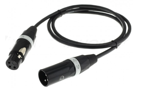 INTERCONNECT CABLE FEMALE XLR - MALE XLR 1M CANARE L-2E5AT WHITE (1M)