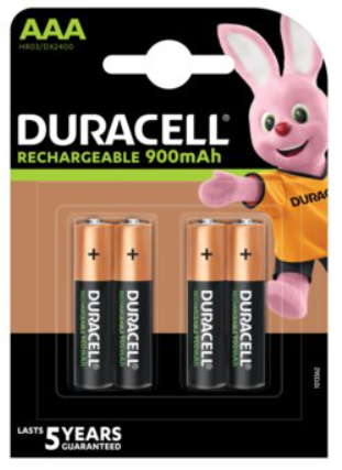 DURACELL R03 AAA 900 MAH PUNJIVE BATERIJE