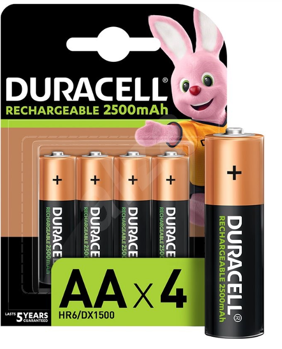 DURACELL HR6 DX1500 R6 AA 2500 MAH PUNJIVE BATERIJE