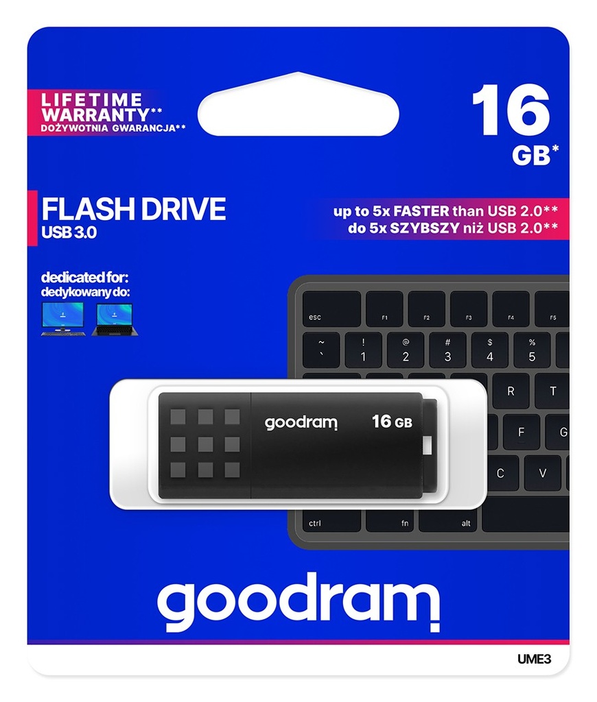 GOODRAM USB MEMORIJA UME3 16GB USB 3.0