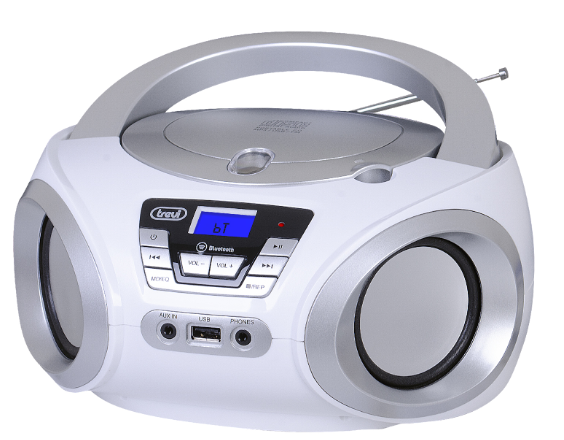 TREVI CD 544 BT PRIJENOSNI BOOMBOX CD PLAYER WHITE