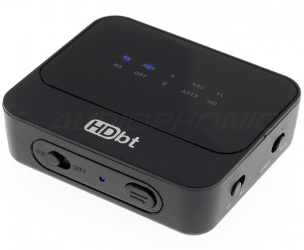 AUDIO TRANSMITTER RECEIVER BLUETOOTH 5.0 APTX HD / LL CSR8675