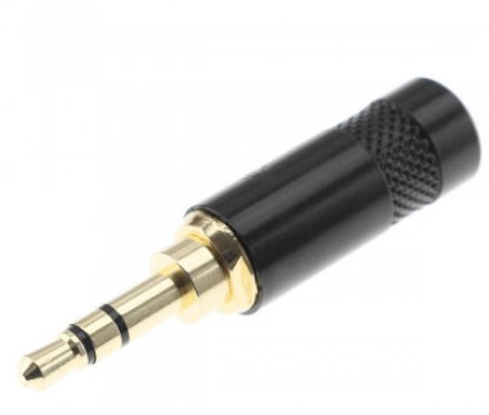 NEUTRIK REAN NYS231LBG KONEKTOR MUŠKI STEREO JACK 3,5 MM POZLAĆENI O6 MM (JEDINICA)