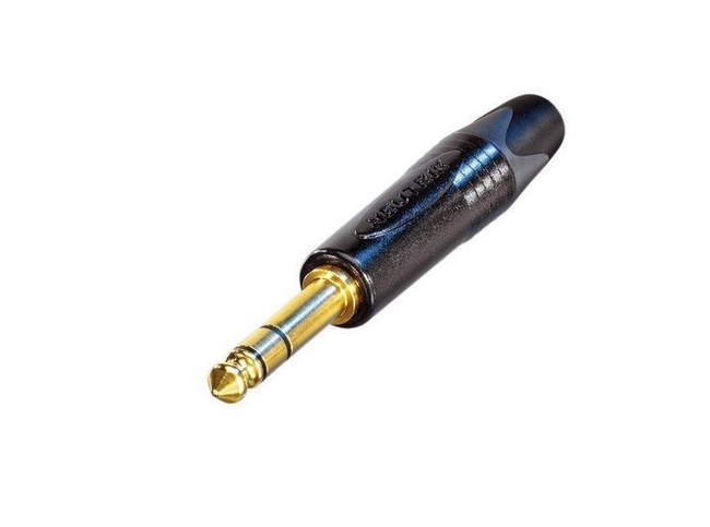 NEUTRIK NP3X-B JACK TRS 6.35MM STEREO GOLD PLATED O7MM