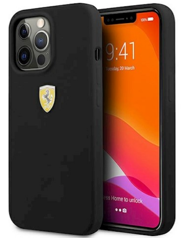 ZADNJA MASKA FERRARI ZA IPHONE 13 PRO MAX 6.7" BLACK