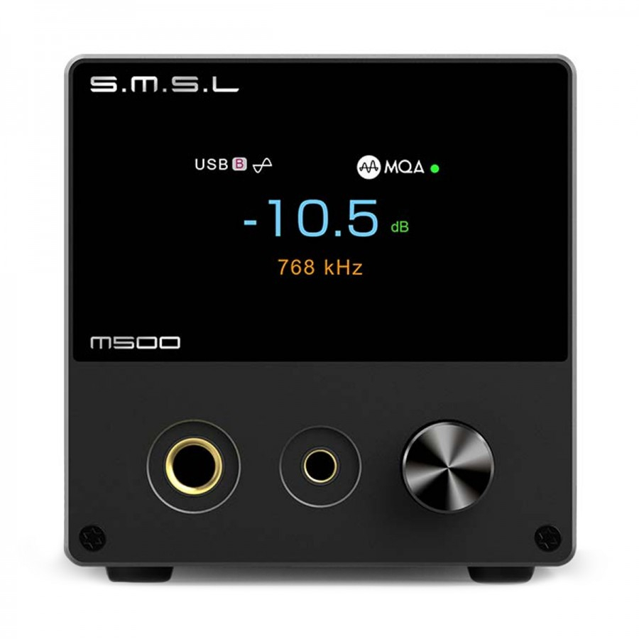 SMSL M500 MKIII DAC HEADPHONE AMPLIFIER ES9038PRO XMOS XU316 BLUETOOTH 5.0 32BIT 768KHZ DSD512 MQA