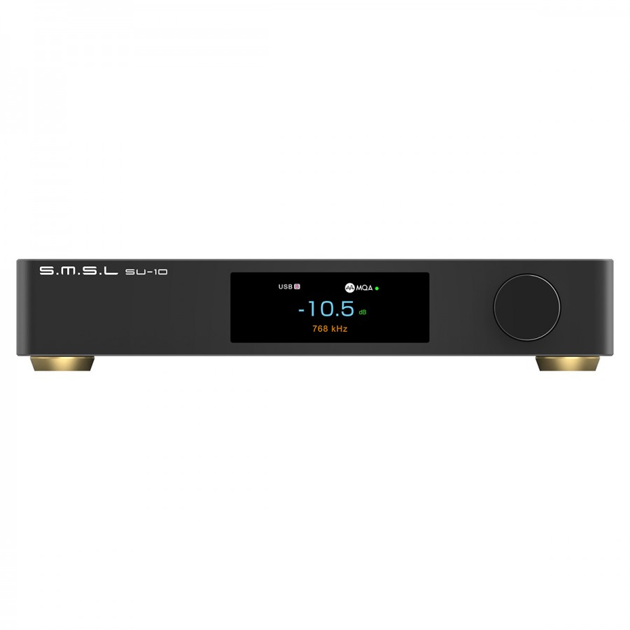 SMSL SU-10 BALANCED DAC 2X ES9038PRO XMOS XU316 BLUETOOTH 5.0 APTX HD LDAC 32BIT 768KHZ DSD512 MQA MQA-CD