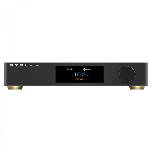 SMSL SU-10 BALANCED DAC 2X ES9038PRO XMOS XU316 BLUETOOTH 5.0 APTX HD LDAC 32BIT 768KHZ DSD512 MQA MQA-CD