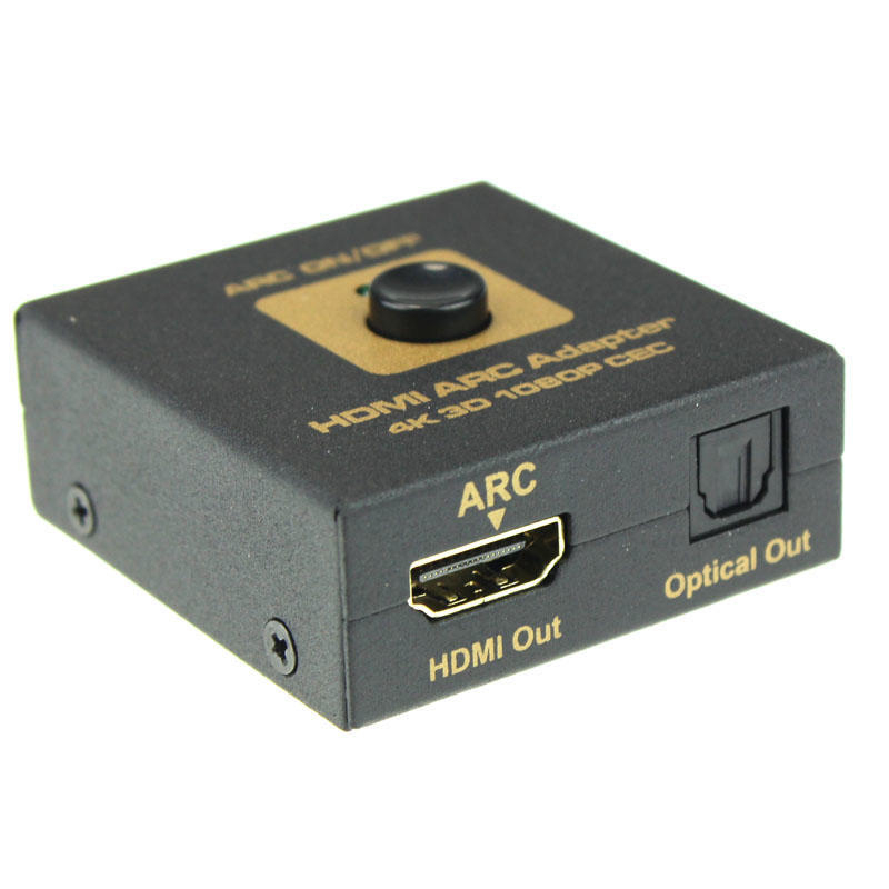 AUDIO HDMI TO HDMI ARC AND OPTICAL EXTRACTOR - 4K 3D CEC