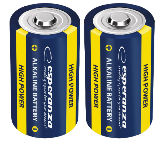 ESPERANZA ALKALNA BATERIJA D LR20 2PCS.