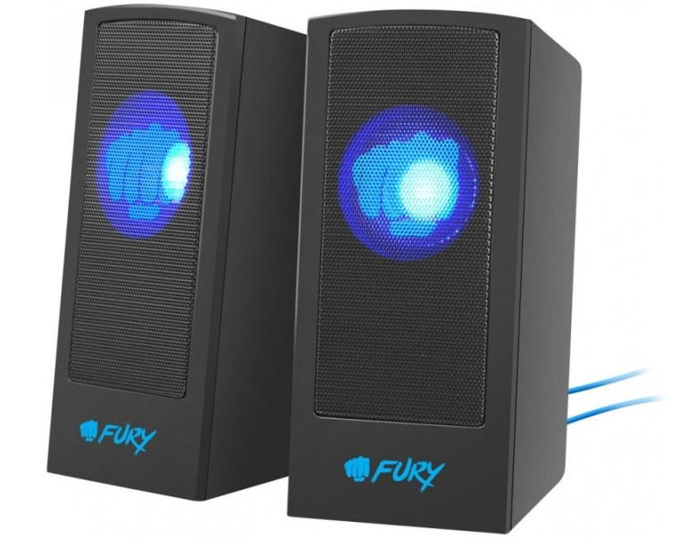 FURY ZVUČNICI ZA RAČUNALO 2.0 SKYRAY BLACK-BLUE