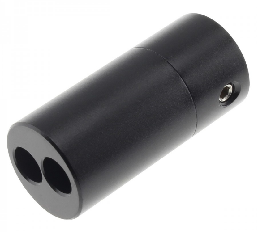 RAZDJELNIK OD ALUMINIJA 1X9MM DO 2X6MM CRNI