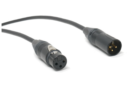 XLR-XLR CABLE, BALANCED MOGAMI W2549 CABLE , NEUTRIK GOLD PLATED XLR CONNECTORS 1M