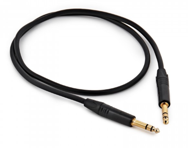 JACK 3.5mm MALE TO 3.5mm MALE NEUTRIK REAN GOLD CONNECTORS, CABLE MOGAMI W2549 (1M)