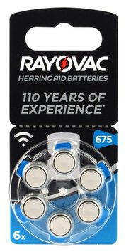 RAYOVAC 675 (PR44) BATERIJA ZA SLUŠNI APARAT