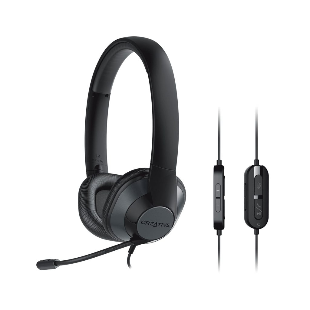 CREATIVE LABS  HS-720 V2 HEADSET WITH MICROPHONE BLACK