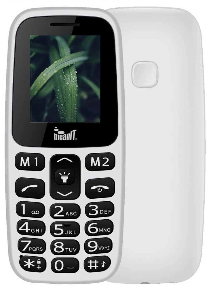 MEANIT VETERAN 1 TELEFON NA TIPKE DUAL SIM BIJELI