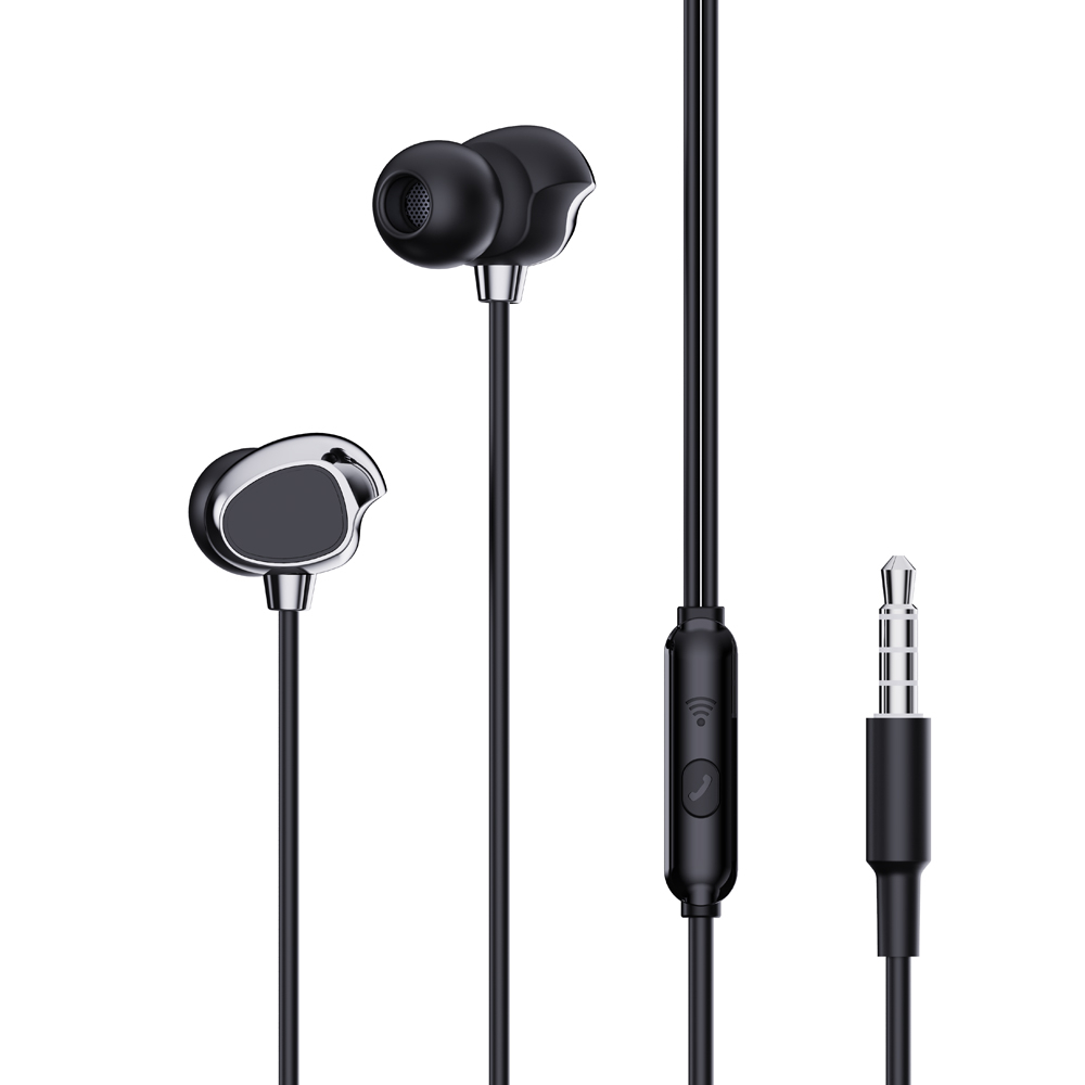 XO ŽIČNE SLUŠALICE EP53 JACK 3,5MM BLACK