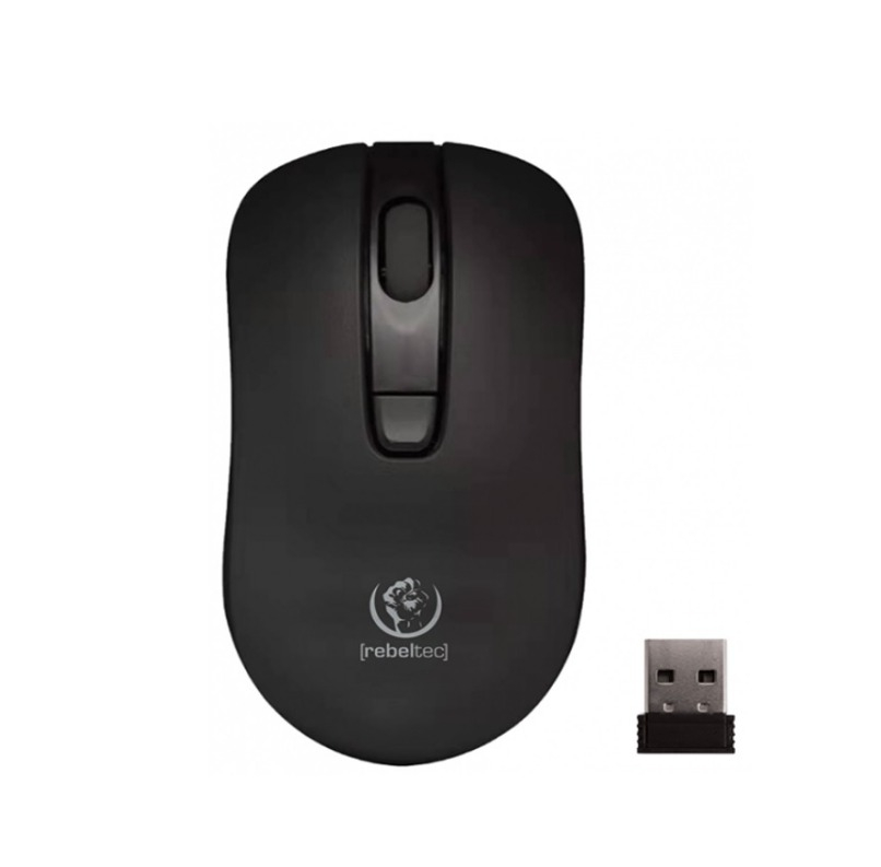 REBELTEC BEŽIČNI MIŠ STAR CRNI