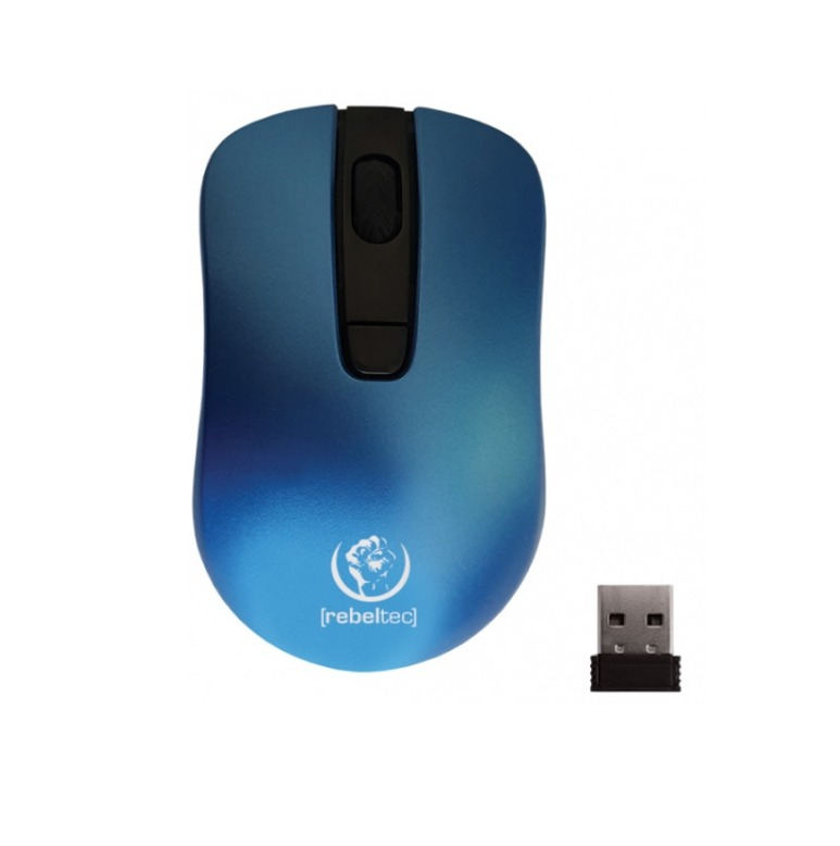 REBELTEC BEŽIČNI MIŠ STAR PLAVI