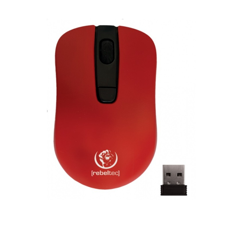 REBELTEC BEŽIČNI MIŠ STAR CRVENI