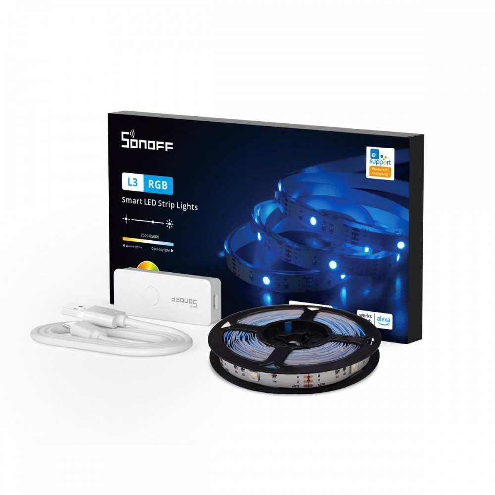 SONOFF L3-5M, SMART WI-FI APP LED RGB TRAKA