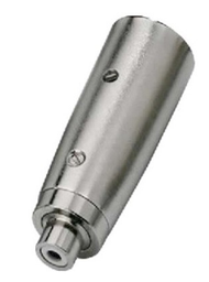 [AUD1740] ADAPTER XLR MALE TO RCA FEMALE METAL BODY