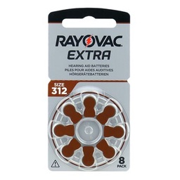 [BATRAY107] RAYOVAC EXTRA 312 BATERIJA ZA SLUŠNI APARAT (8 KOM) PR41