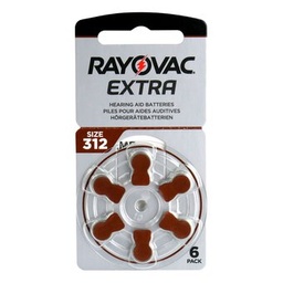 [BATRAY110] RAYOVAC EXTRA 312 BATERIJA ZA SLUŠNI APARAT (6 KOM) PR41