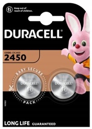 [BATDUR182] DURACELL BATERIJA LITHIUM CR2450 DL2450 ECR2450 2BL (2 KOM)