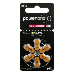 [BATVAR188] VARTA POWER ONE EVOLUTION 312 BATERIJE ZA SLUŠNI APARAT 1.45V (6 KOM)
