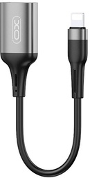 [ACCTFO2136] XO ADAPTER OTG NB201 USB - LIGHTNING BLACK