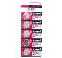 [MAX1166PAK] MAXELL DUGMASTA BATERIJA CR2032 (2032) LITIJ-ION, blister 5 komada
