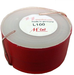 [AUD1856] MUNDORF L100-0,10 0,10 MH 0,14 Ω  2% 18 AWG MCOIL AIRCORE CROSSOVER COIL