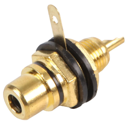 [AUD1863] REAN RCA UGRADBENI KONEKTOR GOLD/BLACK