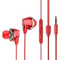 [ACCTFO934] BASEUS WIRE EARPHONES ENOCK H10 RED