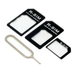 [ACC321] SET ZA PROMJENU VELIČINE SIM KARTICA + ALAT ZA OTVARANJE LADICE ZA iPHONE 5 / 4 &amp; 4S