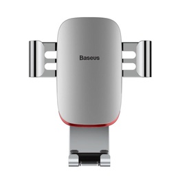 [ACCTI028] BASEUS METAL AGE GRAVITY CAR MOUNT SILVER