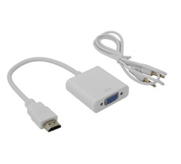[SMTCAB193] SBOX ADAPTER HDMI M -&gt; VGA Ž + AUDIO AD.HDMI-VGA+A/R