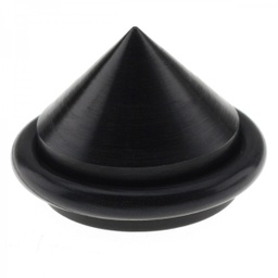 [AUD2031] SPIKES M4 ALUMINIUM RUBBER Ø41x28MM BLACK (UNIT)