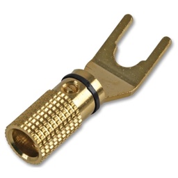[AUD2058] PRO SIGNAL PSG03224 SPEAKER SPADE TERMINAL, GOLD, BLACK
